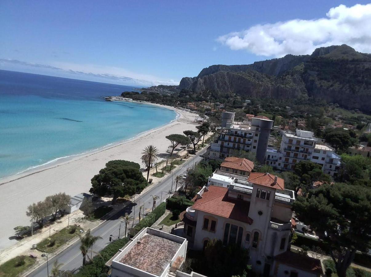 Villa Azzurra Beachfront Mondello - Palermo Kültér fotó